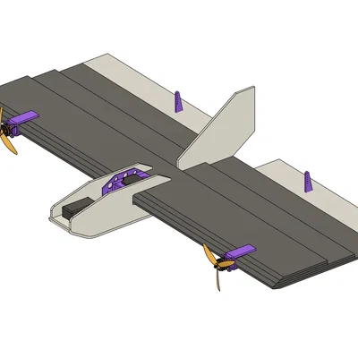 Máy bay RC (Ardupilot Flying Plank / Flying Wing)