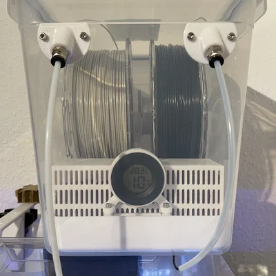 IKEA 365+ Drybox & Auto rewind Storage Box cho 2 spool (eSun/Extrudr/Spectrum/R3d...)