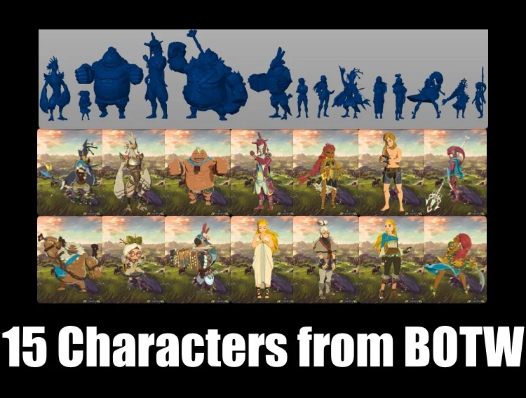 Nhân vật Zelda BOTW (The Legend of Zelda: Breath of the Wild) - 15 mẫu - Image 1