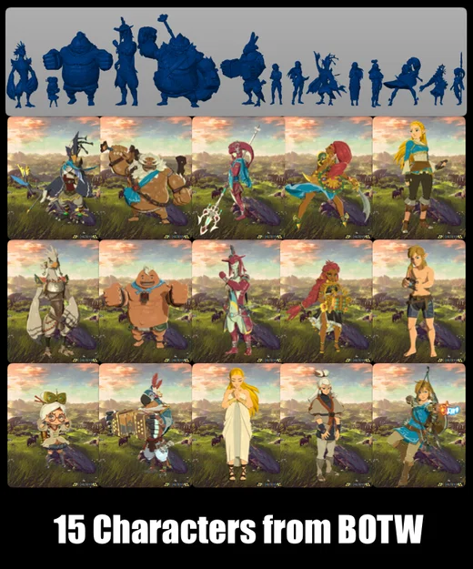 Nhân vật Zelda BOTW (The Legend of Zelda: Breath of the Wild) - 15 mẫu - Image 2
