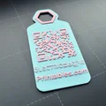 Móc khóa QR Code (QR Code Keychain) - Thumbnail 1
