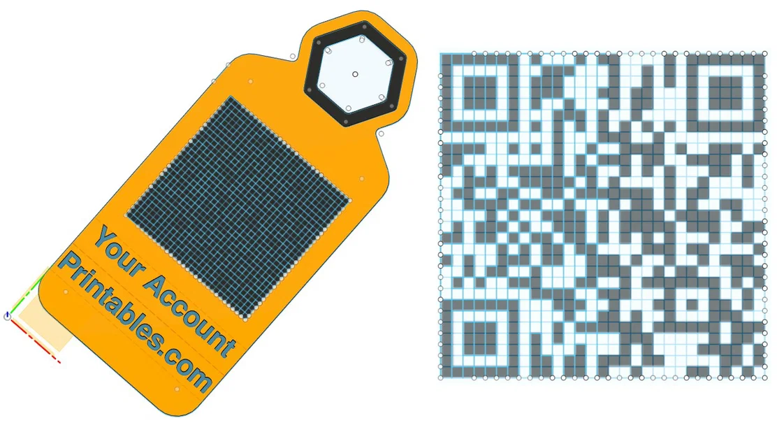 Móc khóa QR Code (QR Code Keychain) - Image 2