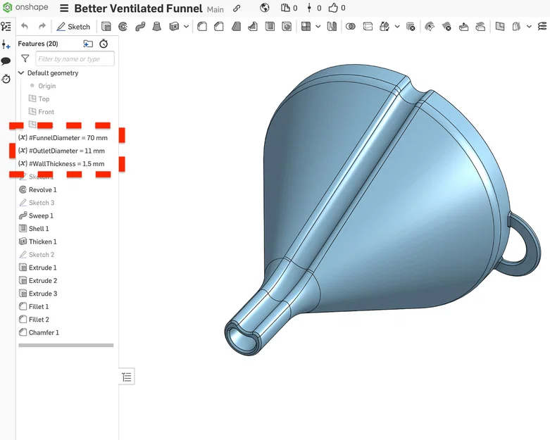 Phễu Thoáng Khí Tốt Hơn (Parametric) - Image 2