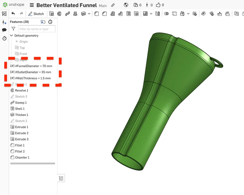 Phễu Thoáng Khí Tốt Hơn (Parametric) - Image 4