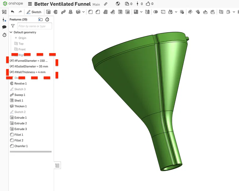 Phễu Thoáng Khí Tốt Hơn (Parametric) - Image 6