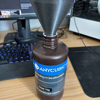 Phễu rót nhựa 3D in 3D chuyên dụng cho chai Anycubic Resin