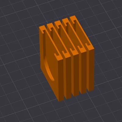 Ngàm giữ thẻ filament cho thùng/hộp lưu trữ