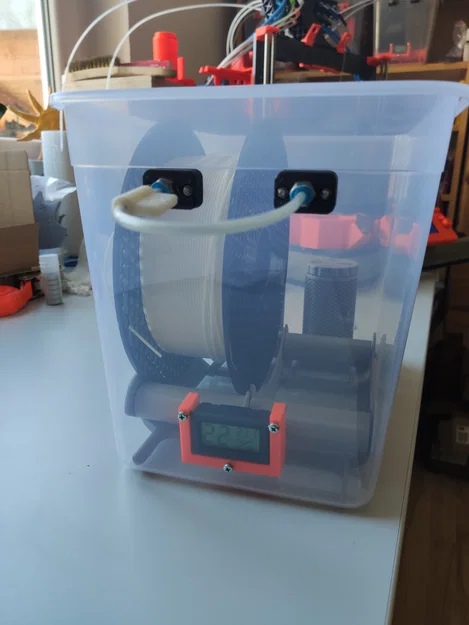 Hộp sấy filament IKEA 365+ 10,6L: 2 ống silica + hygrometer (PRUSAMENT 2 cuộn) - Image 3