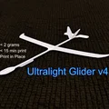 Glider siêu nhẹ 2g Ultralight (print in place) - Thumbnail 1