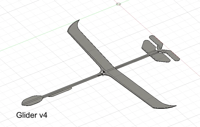 Glider siêu nhẹ 2g Ultralight (print in place) - Image 6