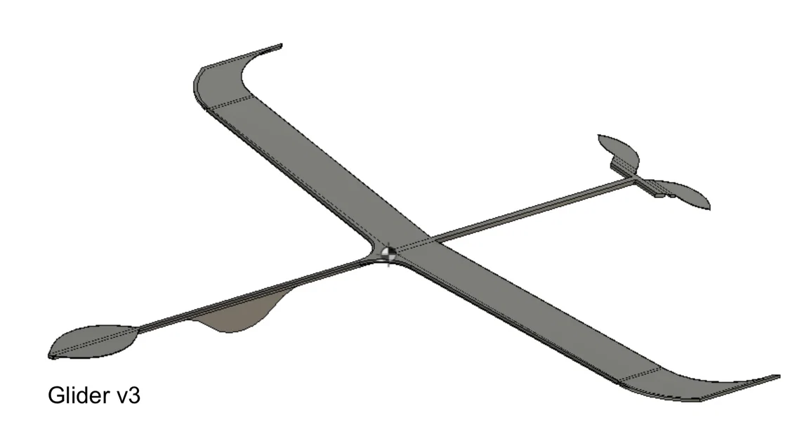 Glider siêu nhẹ 2g Ultralight (print in place) - Image 9