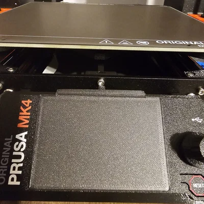 Nắp che bụi màn hình LCD cho máy in Prusa MK4 đơn giản