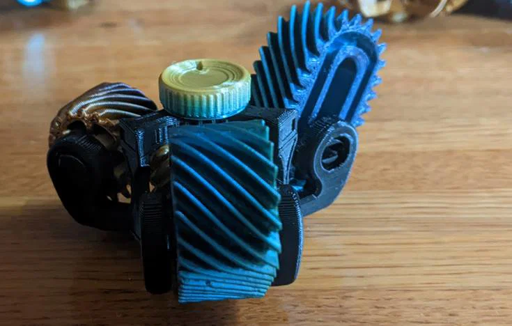 Fidget Spinner Bánh Răng Hình Bầu Dục Độc Đáo - Tự In 3D - Image 3