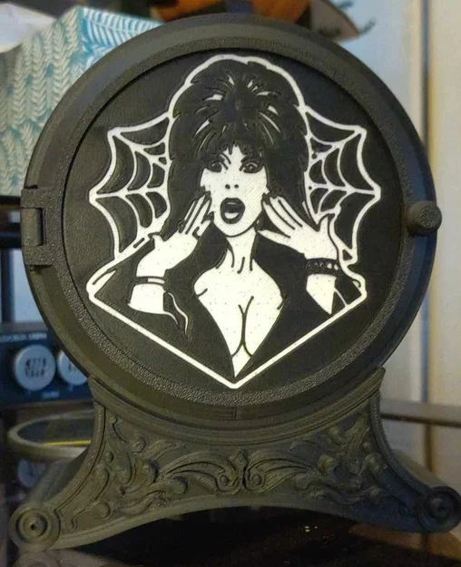 Mô hình trang trí Elvira cho đèn trà Halloween 3D - Image 1