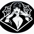 Mô hình trang trí Elvira cho đèn trà Halloween 3D - Thumbnail 2