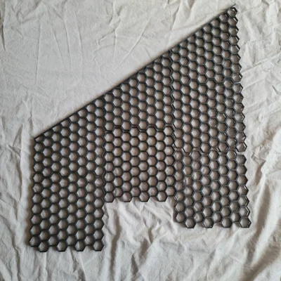 Vách HoneyComb Tham Số với Vách Trên Nghiêng
