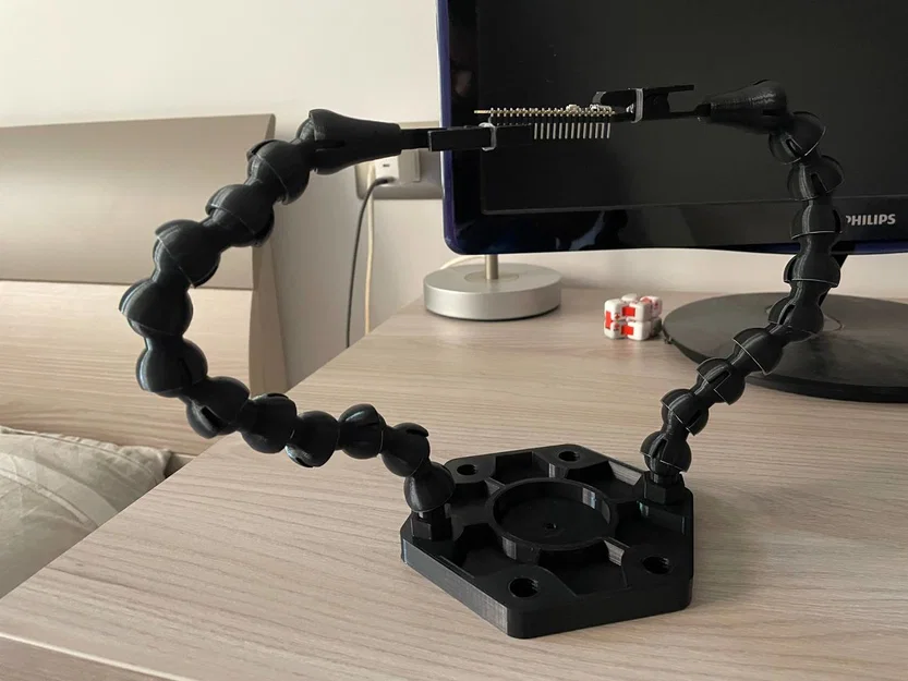 Trạm hàn với bracket linh hoạt (Soldering station with flexible brackets) - Image 2