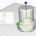 Giá treo giấy lau bếp ren (Threaded paper towel holder) - Thumbnail 2