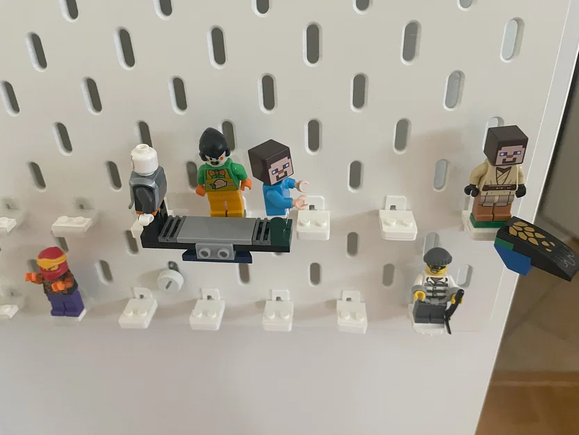 Giá treo Lego lên bảng IKEA Skadis (Sử dụng Skadis Lock System) - Image 3