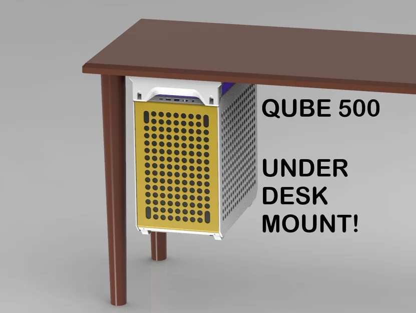 Bracket Treo Dưới Bàn cho Cooler Master QUBE 500 - Image 1