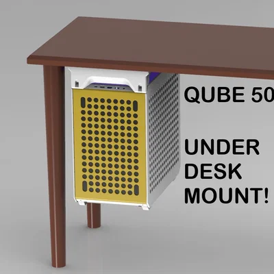 Bracket Treo Dưới Bàn cho Cooler Master QUBE 500