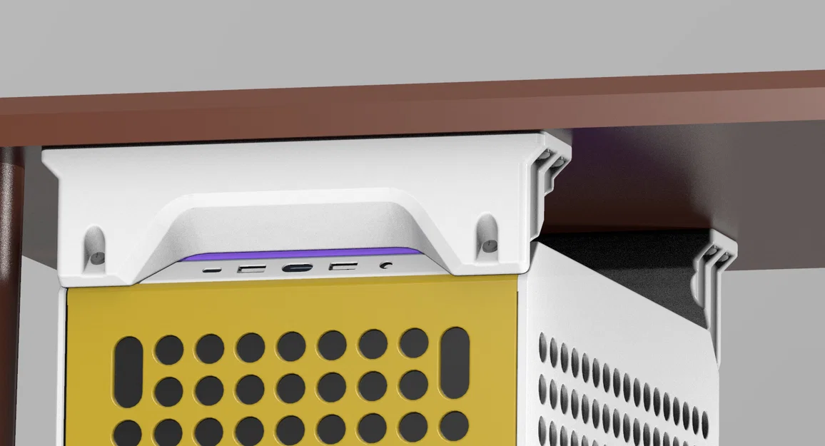 Bracket Treo Dưới Bàn cho Cooler Master QUBE 500 - Image 2