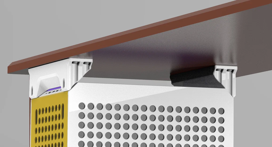 Bracket Treo Dưới Bàn cho Cooler Master QUBE 500 - Image 3