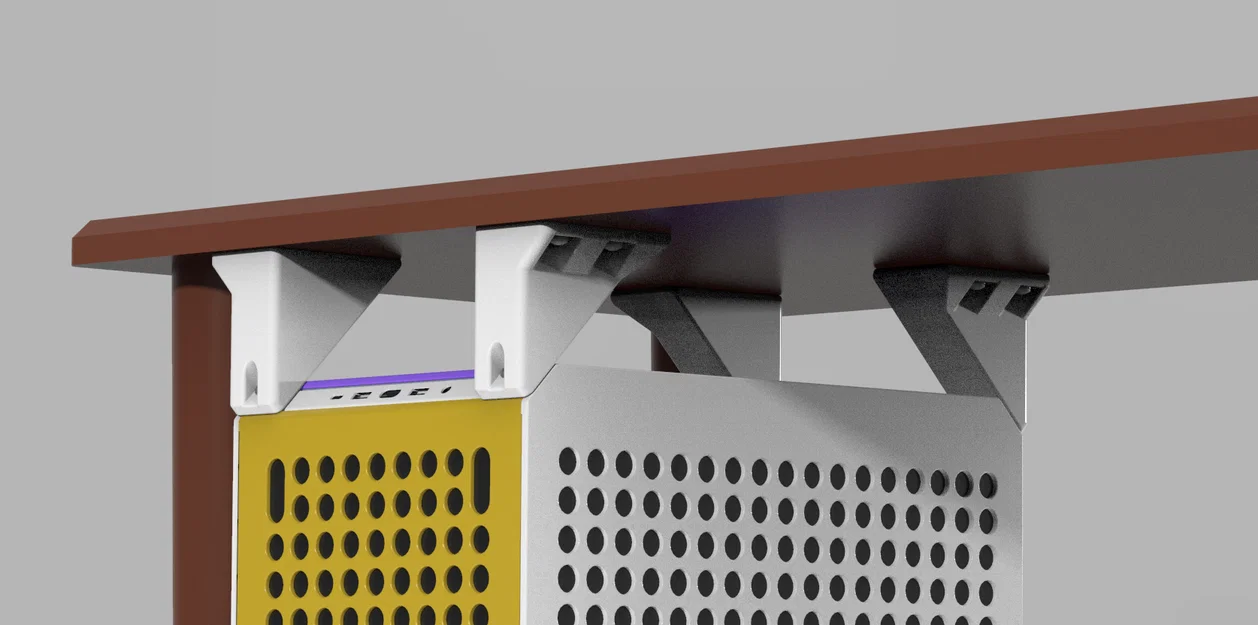 Bracket Treo Dưới Bàn cho Cooler Master QUBE 500 - Image 4