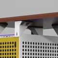 Bracket Treo Dưới Bàn cho Cooler Master QUBE 500 - Thumbnail 4