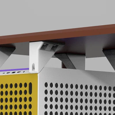 Bracket Treo Dưới Bàn cho Cooler Master QUBE 500