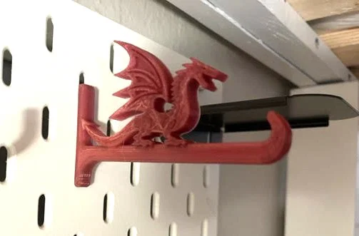 Móc Treo Dragon Skadis Hook Độc Đáo Cho Bảng Ikea - Image 1