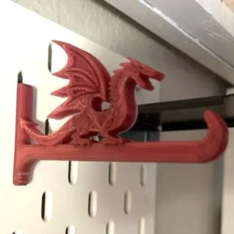 Móc Treo Dragon Skadis Hook Độc Đáo Cho Bảng Ikea