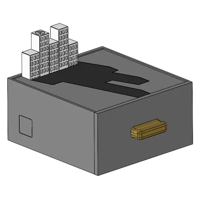 sKysCraPers PUZZLE – Puzzle SKYSCRAPERS karakuri bản in 3D
