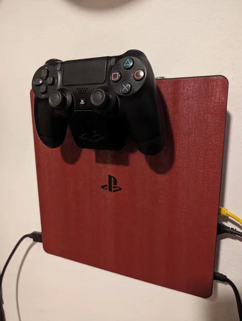 Giá treo tay cầm PS4 Slim tiện lợi gắn trên thân máy - Image 1