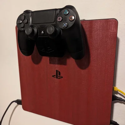 Giá treo tay cầm PS4 Slim tiện lợi gắn trên thân máy