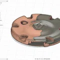 Nắp chụp mâm xe Renault Laguna I (Part 7700428725) - File in 3D - Thumbnail 3