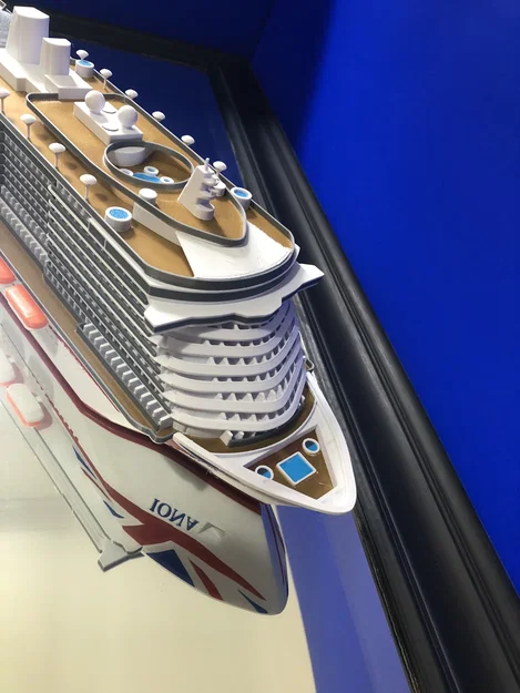 Tàu du lịch P&O Cruise Ship Iona (tỉ lệ 1:500) – in nhiều phần, đa màu - Image 5