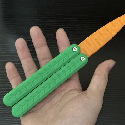 Dao bướm Cà rốt (bản dài) - Carrot Balisong (Long model)