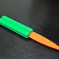 Dao bướm Cà rốt (bản dài) - Carrot Balisong (Long model) - Thumbnail 2