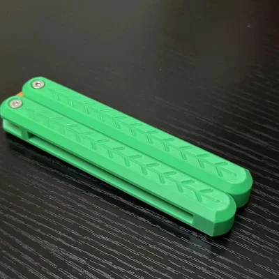 Dao bướm Cà rốt (bản dài) - Carrot Balisong (Long model)