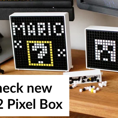 Hộp Pixel tùy biến độc đáo để bàn v.1