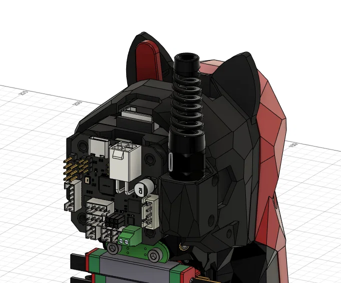 Ngàm gắn mạch Mellow SHT-42 cho Voron Stealthburner (LGX/CW1) - Image 2