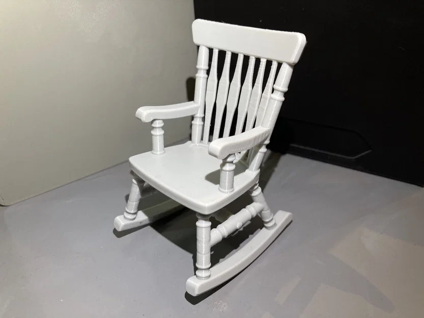 Ghế bập bênh (Rocking chair) tỉ lệ 1:12 - Image 1