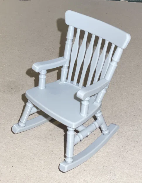 Ghế bập bênh (Rocking chair) tỉ lệ 1:12 - Image 2