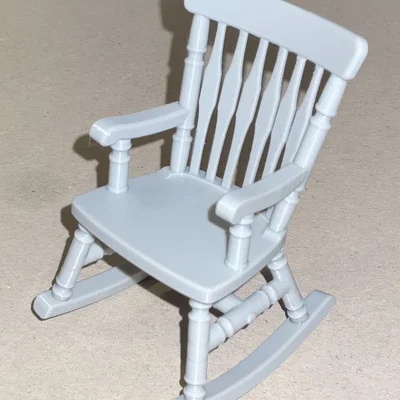 Ghế bập bênh (Rocking chair) tỉ lệ 1:12