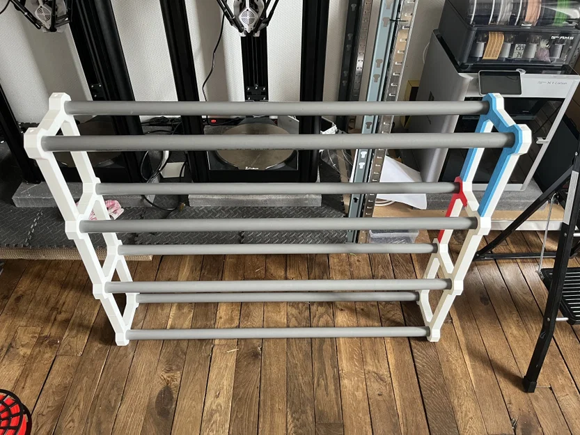 Giá đỡ cuộn nhựa in 3D tự lắp ráp bằng ống PVC cực gọn - Image 1