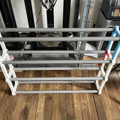 Giá đỡ cuộn nhựa in 3D tự lắp ráp bằng ống PVC cực gọn