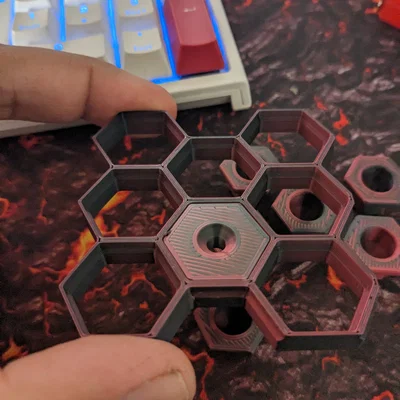 Phụ kiện giá treo lục giác Hexa wall mount cho bảng Honeycomb