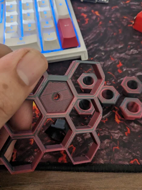 Phụ kiện giá treo lục giác Hexa wall mount cho bảng Honeycomb - Image 2