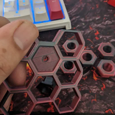 Phụ kiện giá treo lục giác Hexa wall mount cho bảng Honeycomb
